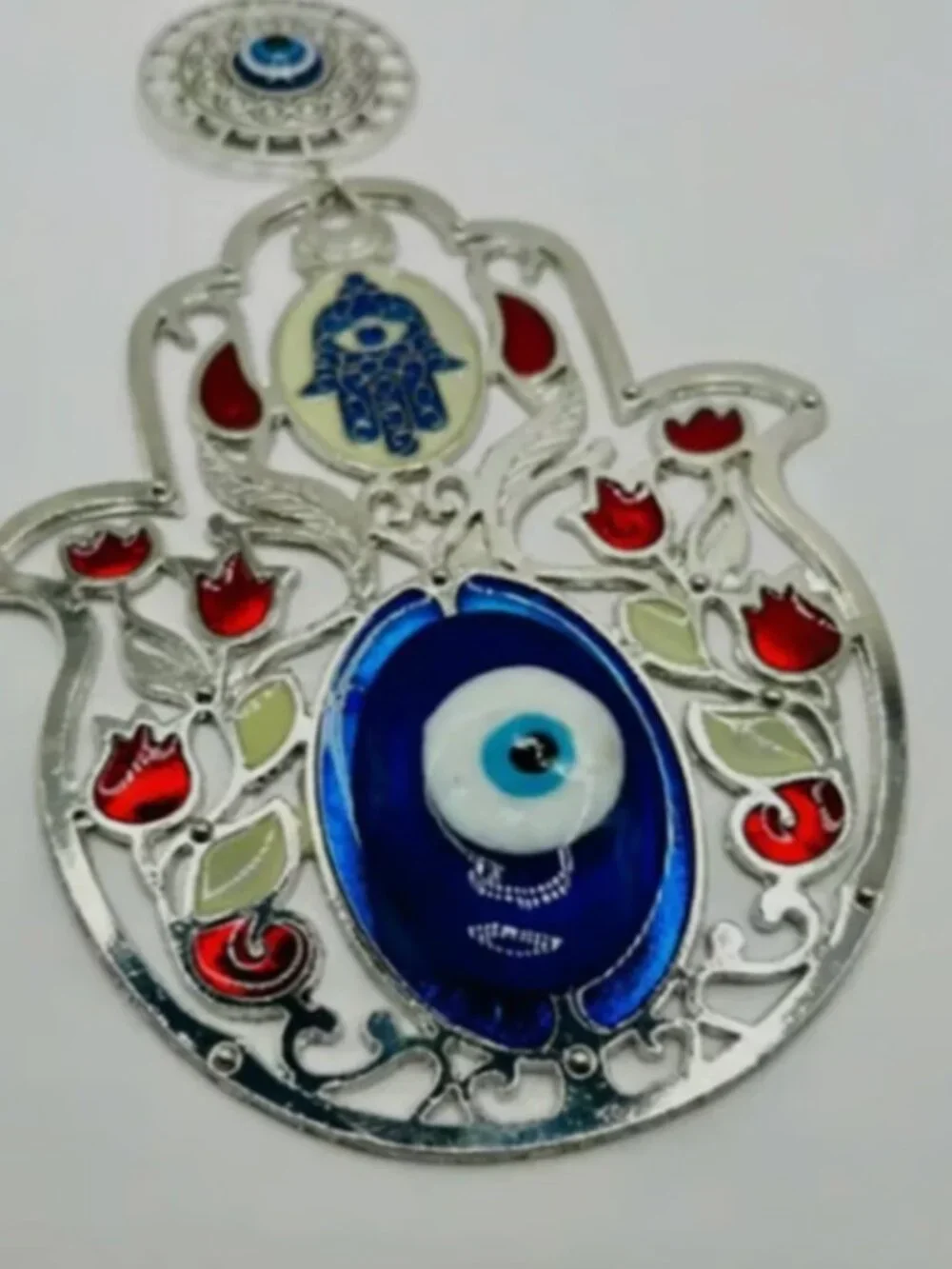 Hamsa Hand Evil Eye Wall Hanging Fatima Protection Amulet Boho Home Decor 8